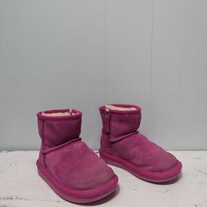 Koolaburra By Ugg‎ Pink Ugg Snow Boots Size Toddler 7 Cozy Warm